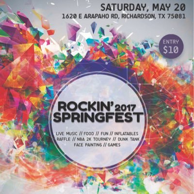 Welcome to the Rockin' Springfest page. A day filled with entertainment as we fundraise for the 2017 AGIFNA Conference. Follow us for updates!