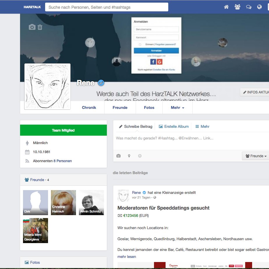 Die Facebook Alternative für den Harz und die Region