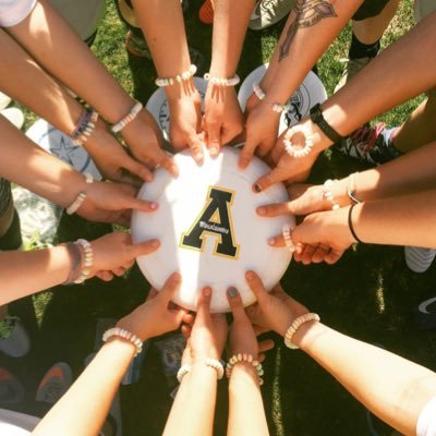 Fun-loving, frisbee-slinging gals! DM us for more info on Appalachian State Women's Ultimate Frisbee!! Peep our instagram at @appstatew.ultimate