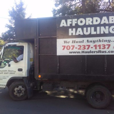 Affordable Hauling is a locally owned and operated junk removal and hauling service. Our team has been helping Sonoma County since 2003