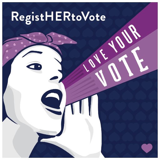 Love your vote & Have your say!  Insta: @RegistHertoVote