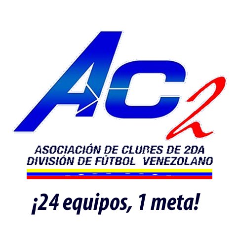 Cuenta Oficial de la Asociación de Clubes de Segunda División del fútbol profesional venezolano.
asociacionsegundadivision@gmail.com
#AC2FutVE