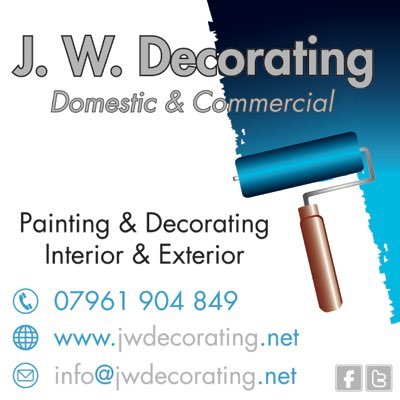 Painting & Decorating Company based in Medway, works in London & southeast. domestic and commercial. info@jwdecorating.net https://t.co/lxySxGdcLR
