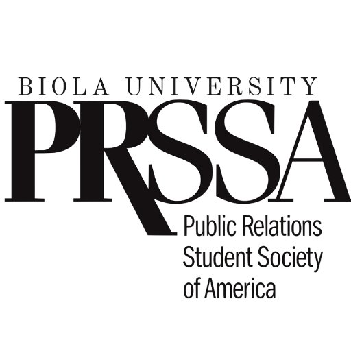 Biola University PRSSA Chapter. We help prepare our students for a public relations job through community experiences and friendships.