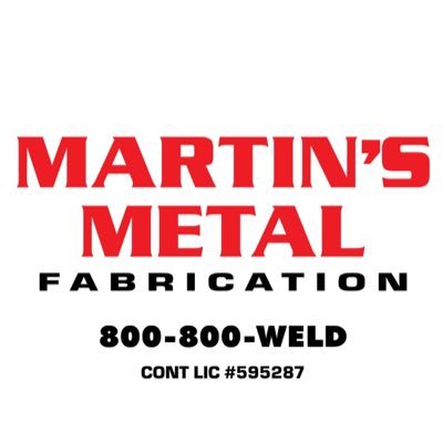 Martin's Metal Fabrication & Welding, Inc. Offering structural steel fab, laser, plasma & waterjet cutting, machining, sheet metal work, job shop & more!