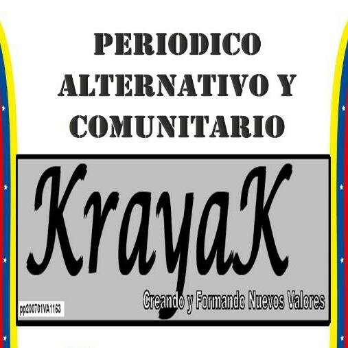 Periodico Alternativo y Comunitario KrayaK. 
Parroquia Carayaca.
Radicalmente Chavista, y Antiimperialista
Instagram:@PeriodicoKrayaK