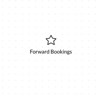 Forward Bookings