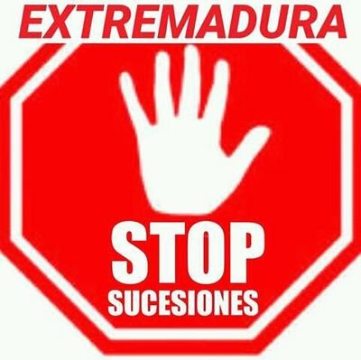 Por la Supresión del Impuesto de Sucesiones
AYÚDANOS A AYUDARTE
👥Donaciones
Openbank ES76 0073 0100 5905 0574 2587
📧extremadura@stopsucesiones.org
☎️617964608