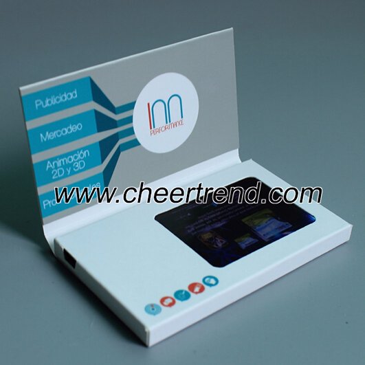 Specialize in Print ,Design,Manufacture Video Brochure | Video Greeting Card | Video Box | DIY LCD Module 
Email: e.cheertrend@gmail.com WhatsApp:+8615817294872