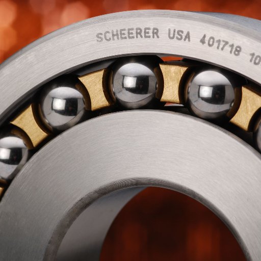 Scheerer Bearing, a US bearing manufacturer, producing a full line of ball and roller bearings up to 100 inches OD. Independently owned.