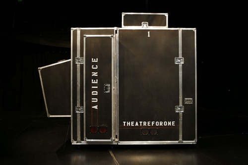 TheatreForOne's profile picture. Inspired by peepshow booths and confessionals, Theatre for One is a space designed for one performer and one audience member with no barrier between them.