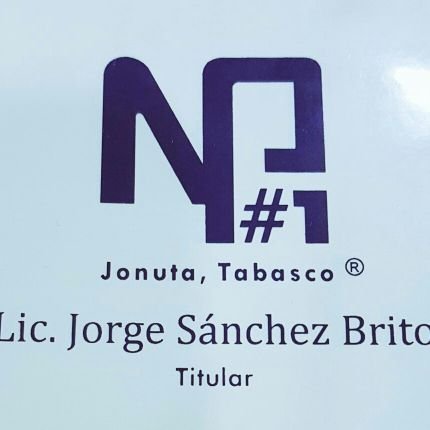Notaría Núm 1 #Jonuta #Tabasco fundada en 1982, Titular Lic. Jorge Sánchez Brito con 4️⃣4️⃣años de ejercicio notarial, padre de @JS_alfa y @ChuySanchez1401 #ESR