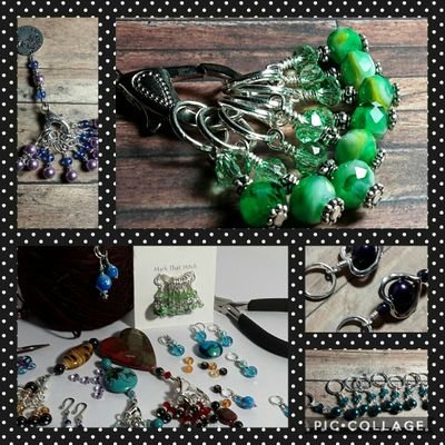 Knitter with the love of  anything to do with yarn. Creator of stitch marker for both knitting and crochet. Master of hiding yarn stash