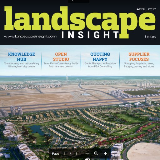 A new, premium monthly magazine for the UK landscaping industry, in print and online.