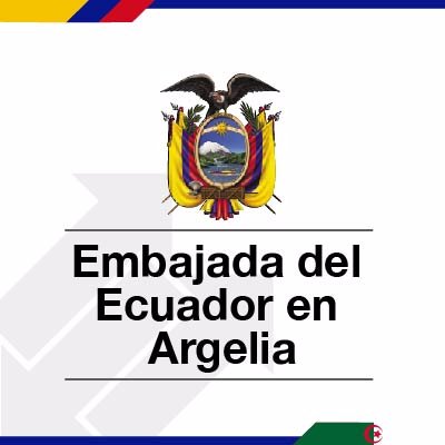 Twitter Oficial de la Embajada de Ecuador en Argelia