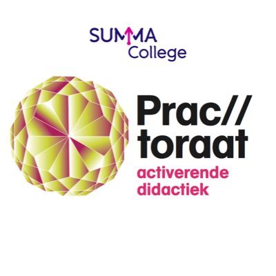 Practoraat Activerende Didactiek @Summacollege. Na de zomervakantie iedere ma een werkvorm, di een tool, wo literatuur, do een digitool en vrij inspiratie!