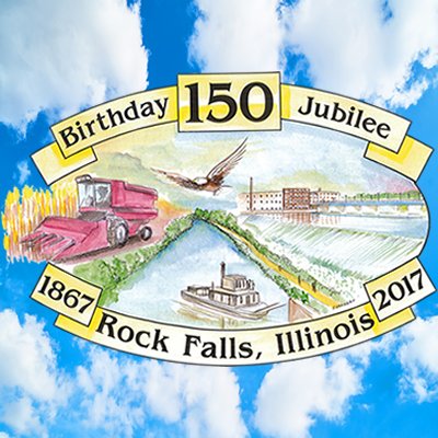 Join us as we honor our past and celebrate our bright future in Rock Falls, Illinois! #RockFalls150th