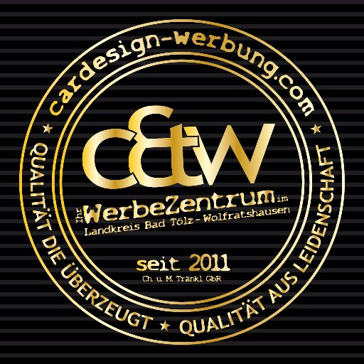 Ch. & M. Tränkl GbR – c&w (cardesign & werbung) aus Geretsried bietet Geschäfts- und Firmenkunden einen Rundumservice (Full Service) für Werbung an....