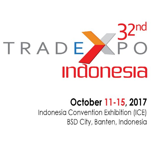 Official twitter of Trade Expo Indonesia 2017. 11-15  October 2017 at Indonesia Convention Exhibition, Banten, Indonesia. Show all Indonesian Export Products.