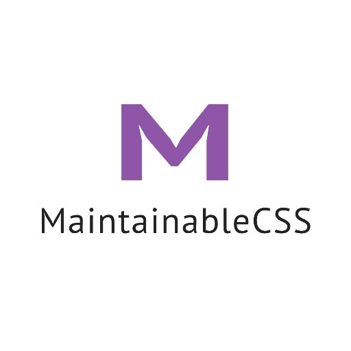 maintainablecss's profile picture. MaintainableCSS is a little book about writing modular, scalable and of course, maintainable CSS by @adambsilver