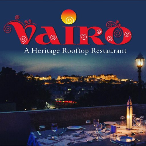 vairorestaurant's profile picture. Vairo is a heritage rooftop restaurant. With stunning views of the city palace Udaipur it is a perfect place to dine.