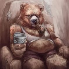 Je voudrais être un ours. Ils n’ont pas besoin de travailler ils n’ont pas besoin de s’épiler… Si quelqu’un t’emmerde, tu le manges.