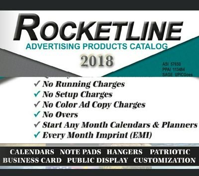 Quality #Calendar #Printing for your #Business,#School, #Sports #Club, #dealership and #bank. Est 1924, Email Sales@rocketline.com for info