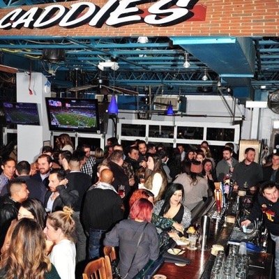 Caddies is a busy sports bar in downtown Bethesda, MD with an outside patio, over 40 TV's, and an upstairs private room available to host your next event!