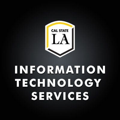 Information Technology Services Tweet provides timely notices on CalStateLA network, system maintenance, outages, spam alerts & other IT services. 323-343-6170