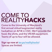 Reality Hacks (@umdrealityhacks) 's Twitter Profile