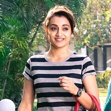 Trisha Krishnan born on 4th May 1983 as Trisha Krishnamurthy (Tamil: த்ரிஷா கிருஷ்ணமூர்தி, Telugu: త్రిష క్రిష్ణమూర్తి) in Palakkad, Kerala) an actress.