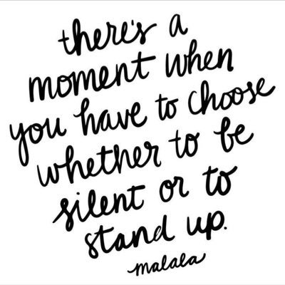 Change a culture by standing up for others, be kind, & hope others are watching so they do the same. No one has to do everything, everyone has to do something.