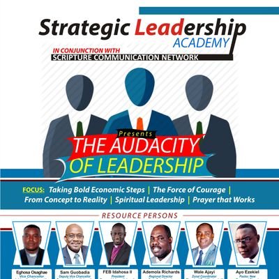 Scripture Communication Network operates Mentoring Institute & Strategic Leadership Academy where models are moulded methodically.