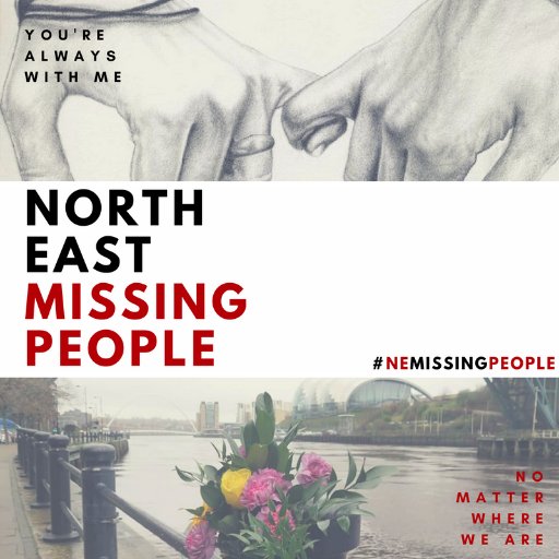 NEMissingPeople's profile picture. Page set up to find all missing people in the North East of England’s, formally the Search4Sally Page.
