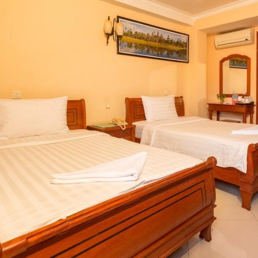 Address: (Pub street area)# 284, 2Thnou Street, directly opposite the Old Market, Siem Reap City, Siem Reap Province, Cambodia.
Mobile: +855 11 448 838