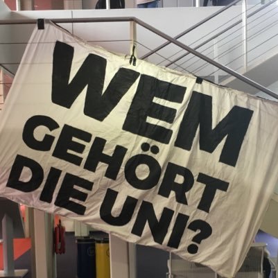 fubesetzt's profile picture. Mail: fubesetzt@systemli.org
Hörsaal 1a