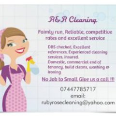 RubyRosecleani2's profile picture. We are a cleaning company that offer a fast , friendly and professional service. please see our website: http://rubyrosecleaning.wixsite-com