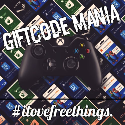 giftcodemania's profile picture. Welcome to the twitter account of GC Mania! Let's have anything4free! :-)