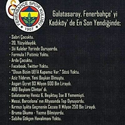 Fenerbahçe
 🏆🏆🏆🏆