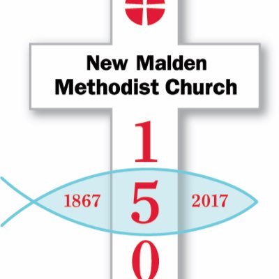 Twitter account for New Malden Methodist Church's 150th anniversary celebrations in 2017.