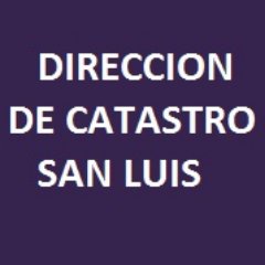 Cuenta Oficial de la Dirección de Catastro y Tierras Fiscales de la Provincia de San Luis.