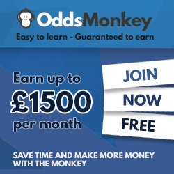 Oddsmonkey1's profile picture. Earn a up to £1500 per month from your own home with #matchedbetting. Tax-free, risk-free. 

https://t.co/1bD5D82e4l