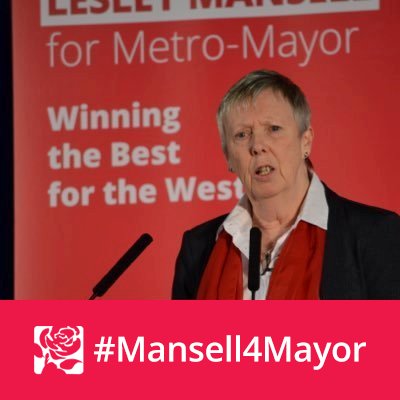 Labour's Metro Mayor candidate for West of England. Promoted by Rebecca Ward on behalf of Lesley Mansell, 20 Church Road, Bristol BS5 9JA. #Mansell4Mayor