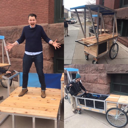 Three mobile, art platforms to bring art & artists onto the sidewalks of St Paul’s #Lowertown neighborhood. Available for free to artists! #ArtHappensHere
