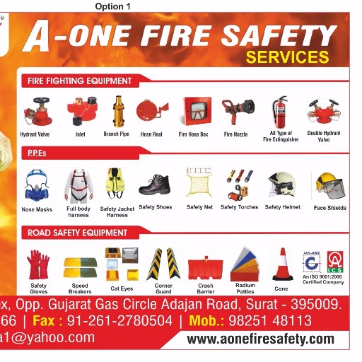 We would like to state that we are working in the service of Fire and Safety last 20 years.