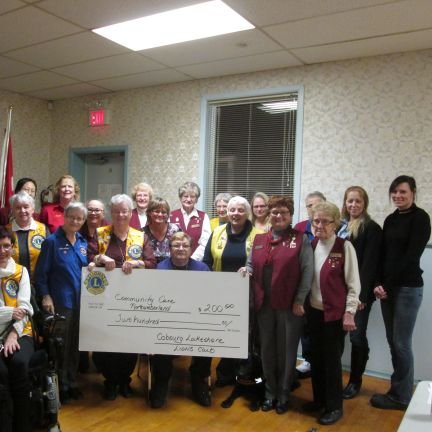 Cobourg Lakeshore Lions Club, we are a local group of service-minded men and women who are doing volunteer work to support the community.