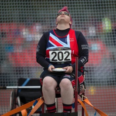 Just a badass disabled discus thrower trying to get by... oh and if the wasn’t cool enough ex Royal Navy and Invictus Games Gold medalist