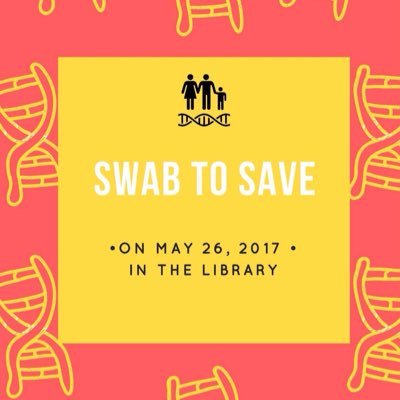 On May 26, we want you to swab! Your stem cells could save a life. #Swab2SaveSSS
