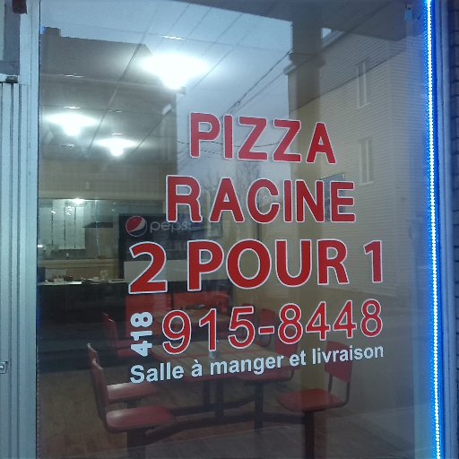 PizzaRacine's profile picture. Pizzéria Racine - Au coeur de Loretteville, arrondissement Haute-Saint-Charles (418) 915-8448