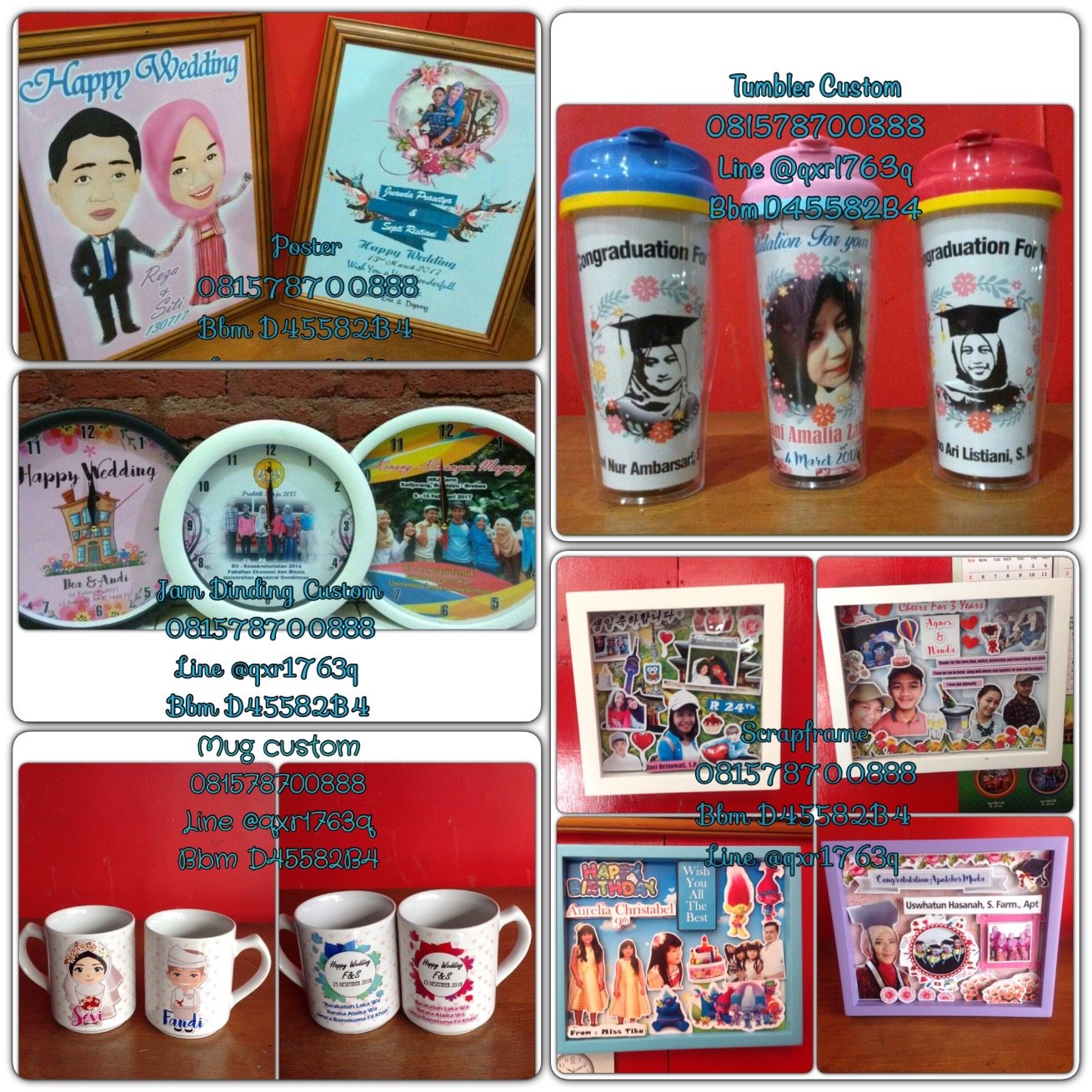 kedaicuttingPWT's profile picture. TEMPATNYA BIKIN MERCHANDISE SEMAUU KAMU
kaos, mug, pin/gant kunci, tumbler, bantal, jam dinding, kramik/jam kramik
HR Bunyamin 129 (kompleks Ruko BNI UNSOED)